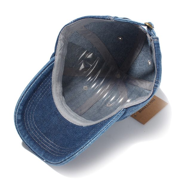 2024 new 6 Panel cowboy baseball cap soft top Washable hats & caps Custom dad hats with custom logo unisex cowboy hat - Image 2