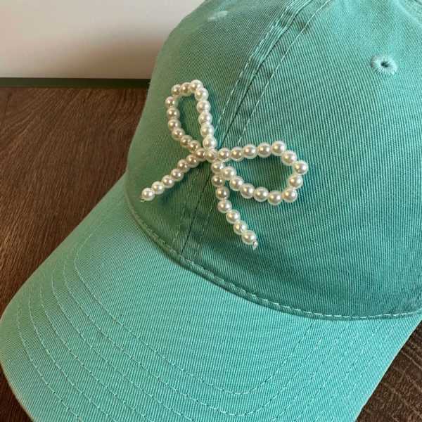 2024 candy color pearl soft top 6 Panel baseball cap for women Make an old Cave dad hat trucker hats  golf hats fitted caps - Image 2