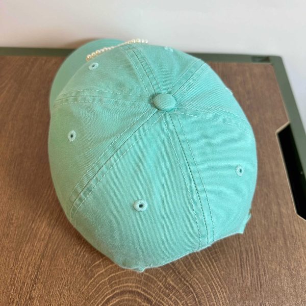 2024 candy color pearl soft top 6 Panel baseball cap for women Make an old Cave dad hat trucker hats  golf hats fitted caps - Image 4
