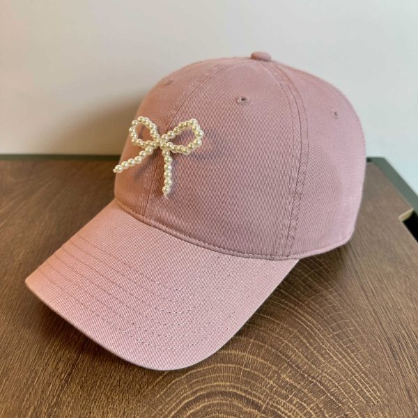 new candy color pearl soft top baseball cap for women Make an old Cave dad hat trucker hats  golf hats caps - Image 2