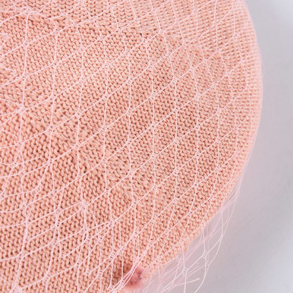 2024 Spring and autumn  mesh hat beret INS style adjustable painter hat & caps custom beret hats for women - Image 2