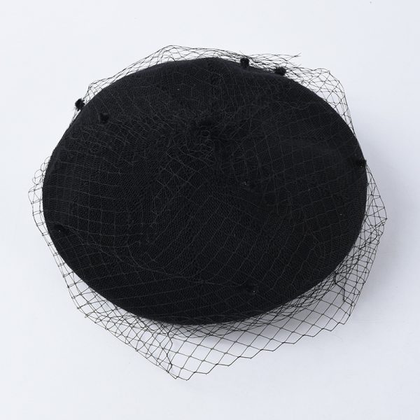 2024 Spring and autumn  mesh hat beret INS style adjustable painter hat & caps custom beret hats for women - Image 5