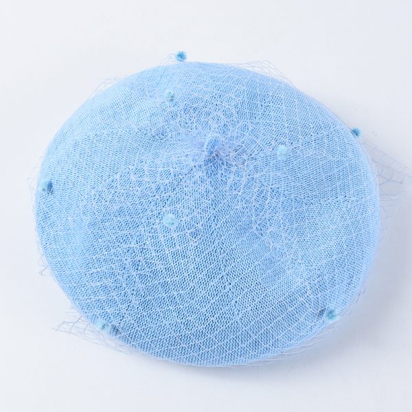 2024 Spring and autumn  mesh hat beret INS style adjustable painter hat & caps custom beret hats for women - Image 6