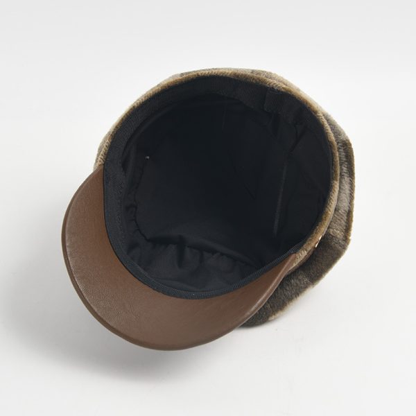 2024 wholesale plaid beret hats winter custom beret hats fedora party hats vintage hijab caps newsboy cap - Image 6