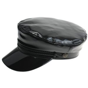 2024 wholesale beret hat leather beret hats formal custom color caps light up sun fur caps vintage black cap