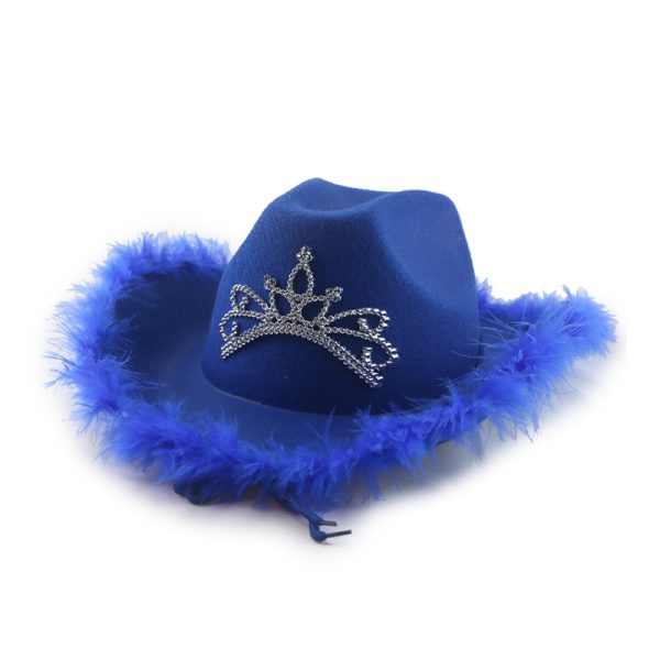 children cowboy hats custom color top hat panama fedora formal candy color caps wholesale party kids hats - Image 3