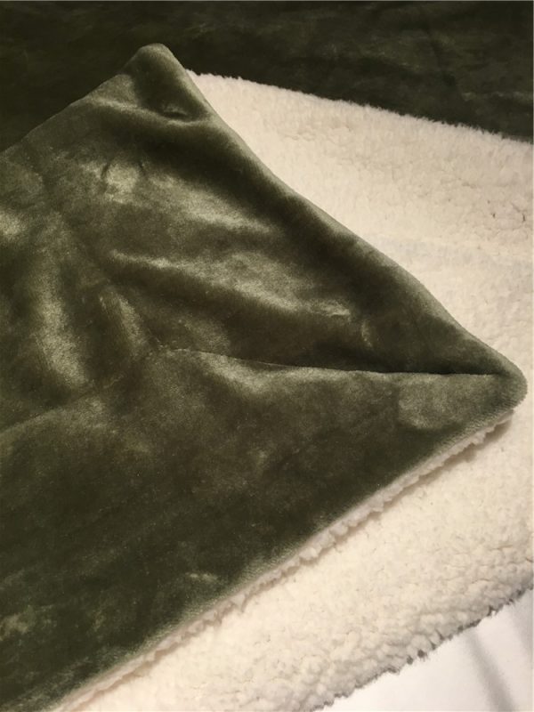 Solid color sherpa throw fleece flannel blanket for winter custom Double -layer bed weighted coral fleece flannel blanket - Image 6