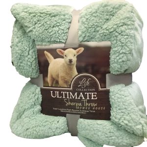 classic Solid color sherpa throw fleece flannel blanket for winter custom Double -layer bed weighted baby flannel blanket