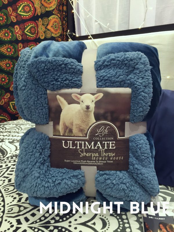 classic Solid color sherpa throw fleece flannel blanket for winter custom Double -layer bed weighted baby flannel blanket - Image 3