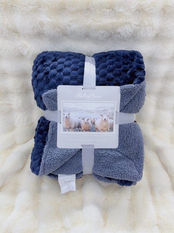 2024new sherpa throw blanket flannel weighted winter wholesale thermal fleece blankets luxury designer soft blankets - Image 5