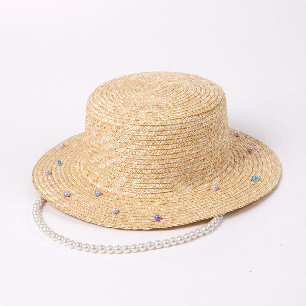 2024 new wholesale Unisex  Fashion with diamond Real grass straw hat Bowler straw cowboy hats womens other hats women