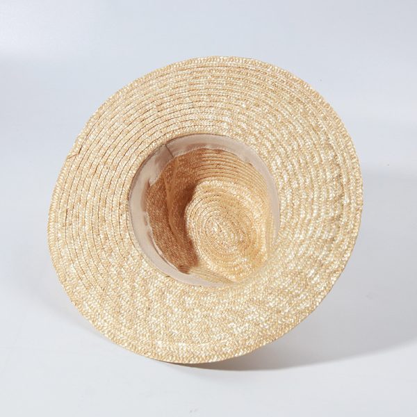 2024 new wholesale Unisex  Fashion with shell Real grass straw hat cap straw cowboy hats womens other hats & caps - Image 5