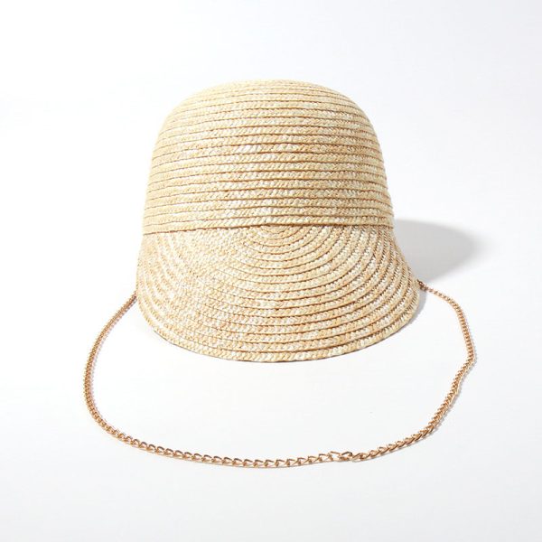 2024 new wholesale Unisex  Fashion Real grass straw hat baseball cap fitted golf straw hats other hats - Image 2
