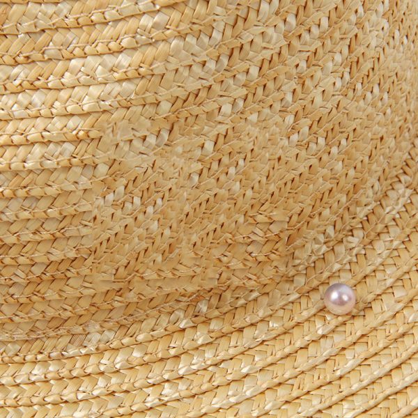2024 new wholesale Unisex  Fashion Real grass straw hat baseball cap fitted golf straw hats other hats - Image 6