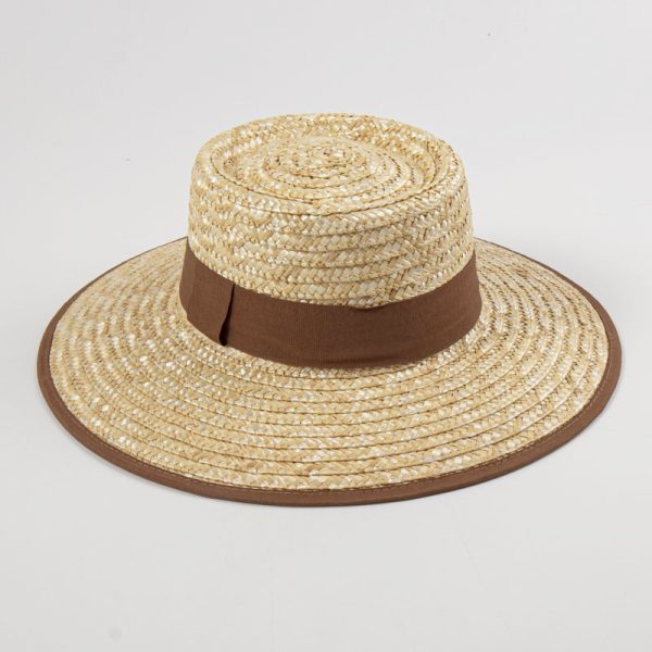 2024 new wholesale Unisex  fedora Panama straw hat with shell Real grass straw cap straw cowboy hats womens other hats & caps - Image 4