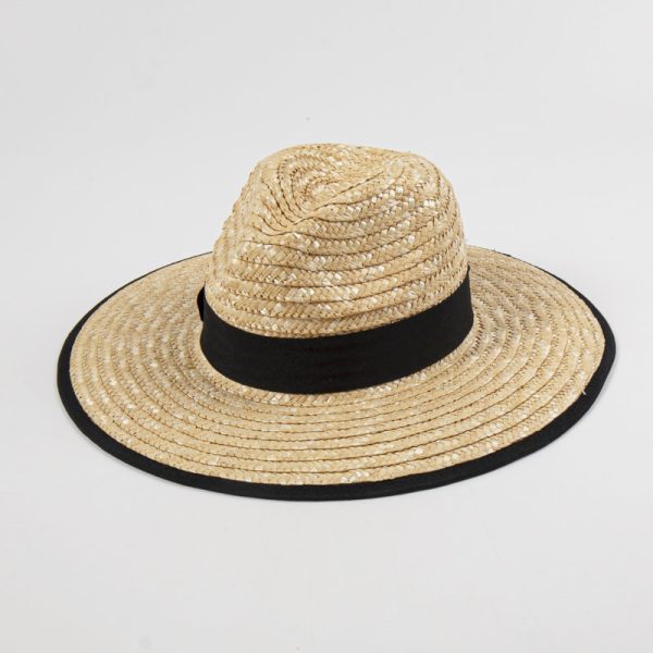2024 new wholesale Unisex  fedora Panama straw hat with shell Real grass straw cap straw cowboy hats womens other hats & caps - Image 5
