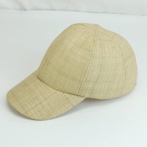 2024 wholesale custom Unisex Classical Style Raffia straw hat wide brim straw hat  straw baseball cap hat