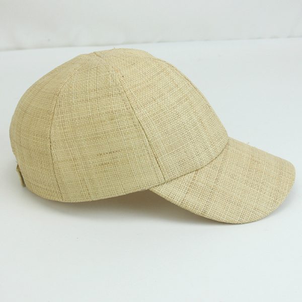 2024 wholesale custom Unisex Classical Style Raffia straw hat wide brim straw hat  straw baseball cap hat - Image 2