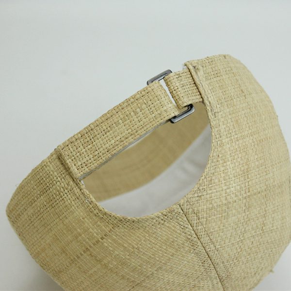 2024 wholesale custom Unisex Classical Style Raffia straw hat wide brim straw hat  straw baseball cap hat - Image 4