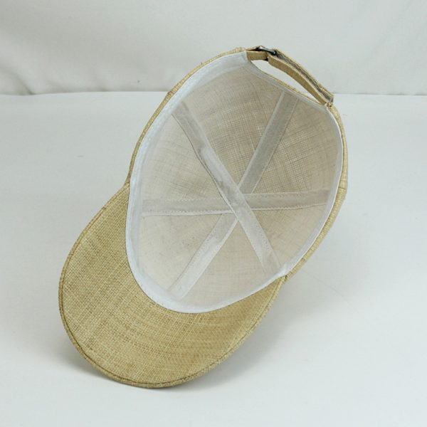2024 wholesale custom Unisex real grass Style Raffia straw hat wide brim straw hat  straw bucket hats & caps - Image 6