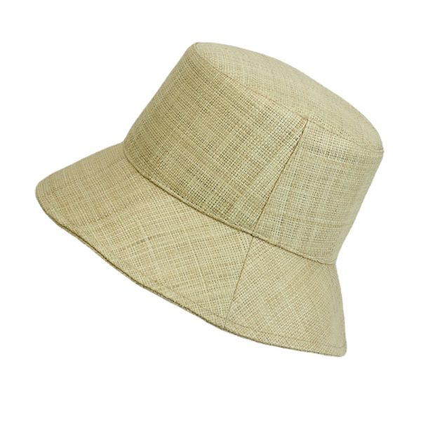 2024 wholesale customized hats Raffia straw hat for women real grass straw Berets hat with custom logo - Image 2