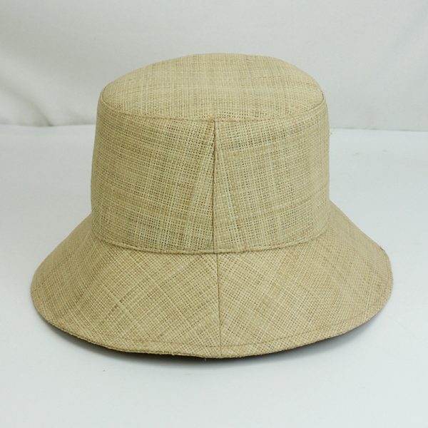 2024 wholesale customized hats Raffia straw hat for women real grass straw Berets hat with custom logo - Image 5
