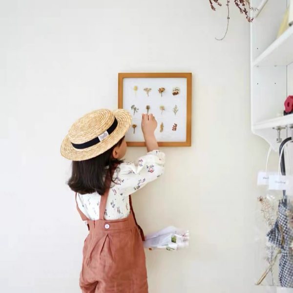 Summer spot flat top straw hat boys and girls universal fashion going out beach Oversize straw hat wide brim sun hat - Image 3