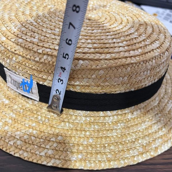 Summer spot flat top straw hat boys and girls universal fashion going out beach Oversize straw hat wide brim sun hat - Image 6