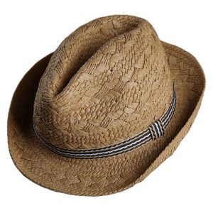 2023Custom best seller of summer classic straw hats hand-woven outdoor straw hat visor Bucket straw hats summer men