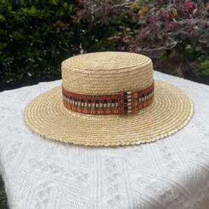2024 new wholesale design summer custom women panama fedora straw hat Real grass straw top womens straw hat other hats & caps