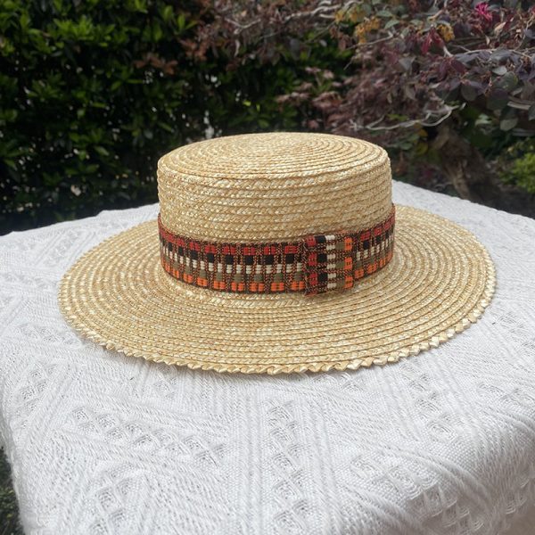 2024 new wholesale design summer custom women panama fedora straw hat Real grass straw top womens straw hat other hats & caps