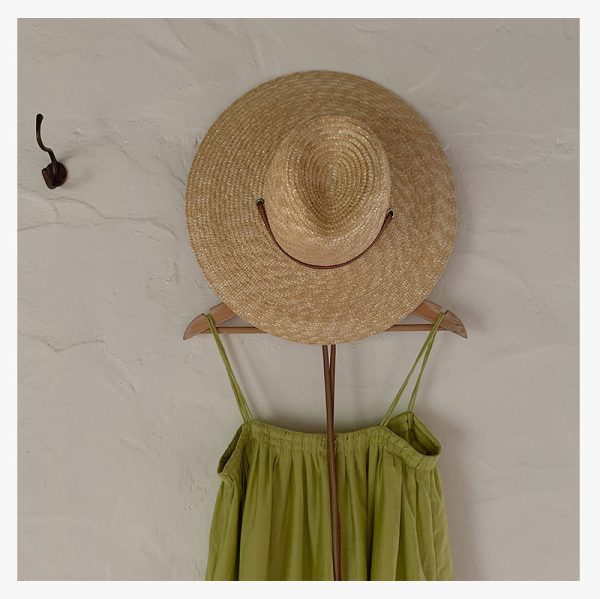2024 new Real grass Nature straw cap womens panama hat for women cap hat  design summer custom women panama fedora straw hat - Image 4