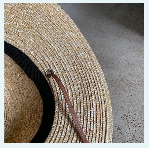 2024 new Real grass Nature straw cap womens panama hat for women cap hat  design summer custom women panama fedora straw hat - Image 6