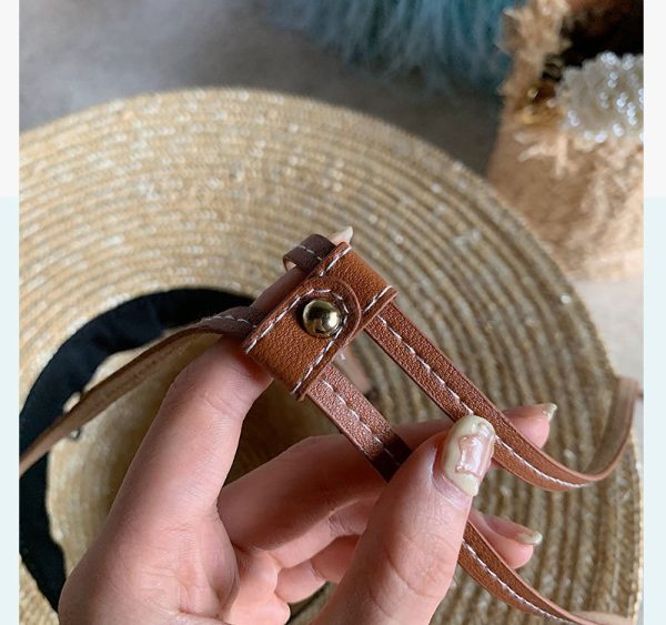 2024 new  women panama fedora straw hat Real grass Nature straw cap other womens panama hat for women cap hat - Image 2