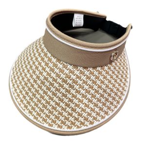 Wholesale Fashion Women Foldable beach hats women summer beach sun visor empty top sun hat sun visor hat