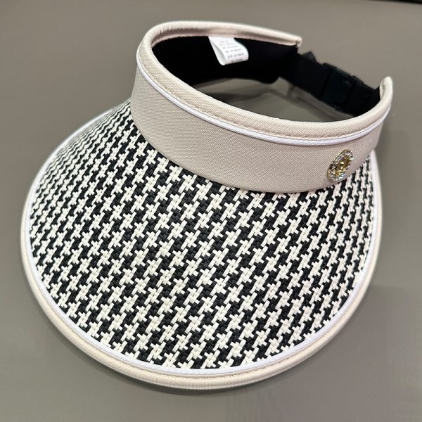 Wholesale Fashion Women Foldable beach hats women summer beach sun visor empty top sun hat sun visor hat - Image 5