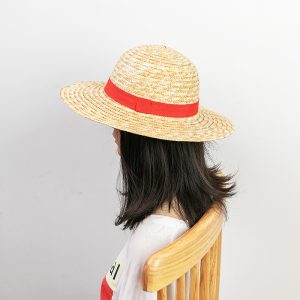 2024 new wholesale paper luffy  straw hats high quality summer hat wide brim straw caps straw caps for men