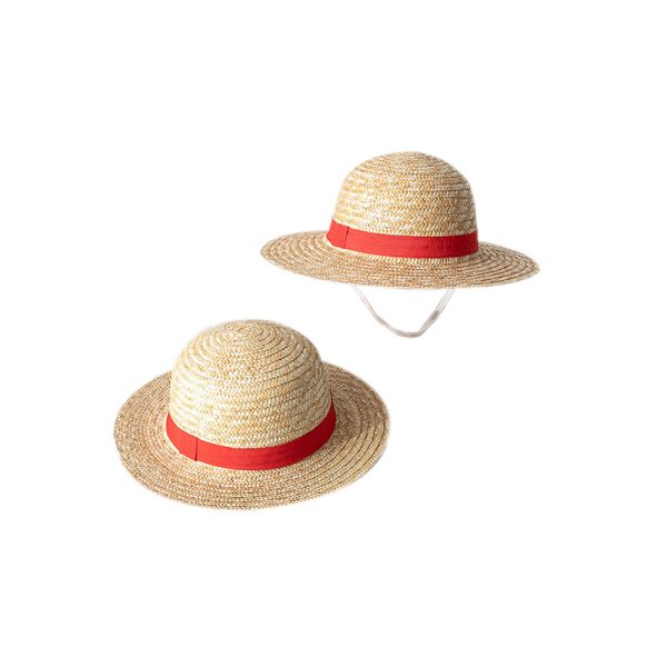 2024 new wholesale paper luffy  straw hats high quality summer hat wide brim straw caps straw caps for men - Image 2