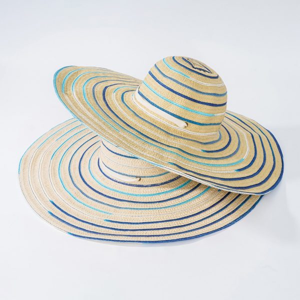 2024 wholesale colors straw hats summer sun visor women fashion straw hats beach paper straw hats - Image 6