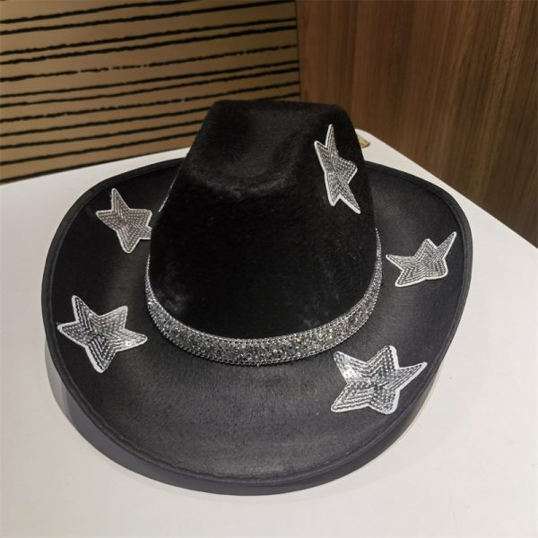 2024 new wholesale Y2K style cowboy hats candy color cowboy hats sun rope hats camp caps hip hip caps - Image 5