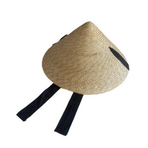 2024 wholesale wheat straw hat custom high quality summer straw caps beach sun visor hat protection straw hats