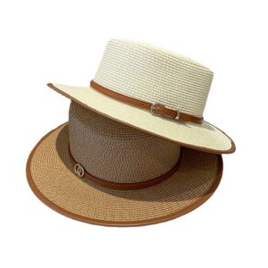 New straw hat solid color paper straw hats top cap panama wholesale sun visor fashion caps women straw hats