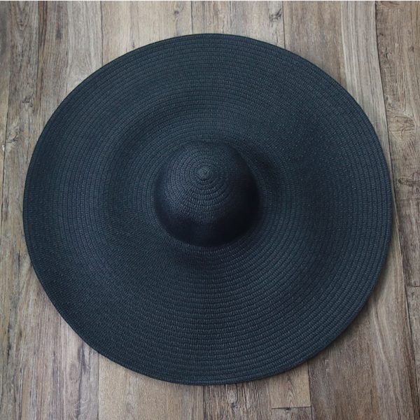 paper straw hats women high quality summer cap wide eaves paper straw hats wholesale new caps custom hats - Image 5
