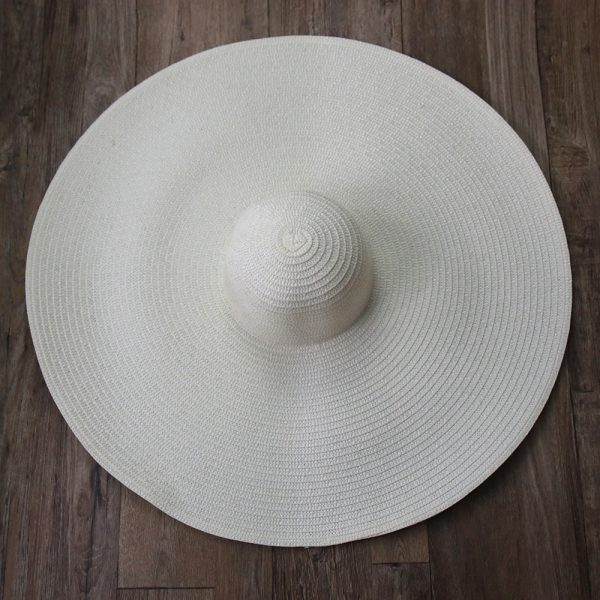 paper straw hats women high quality summer cap wide eaves paper straw hats wholesale new caps custom hats - Image 6