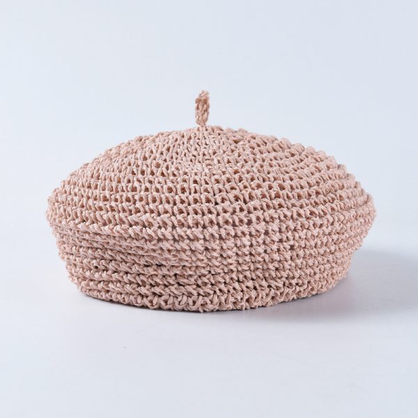 women beret straws hats wholesale school fashion girl straw hats custom high quality summer straw caps - Image 6