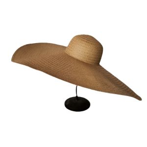 custom wide brim straw hat wholesale summer sun visor straw caps beach fashion women straw cap with string