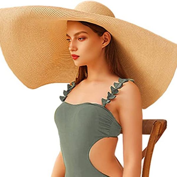 custom wide brim straw hat wholesale summer sun visor straw caps beach fashion women straw cap with string - Image 3