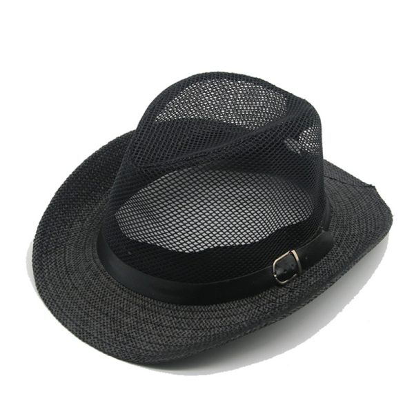 western cowboy high quality summer straw hats wholesale male paper straw hats beach fashion straw hats
