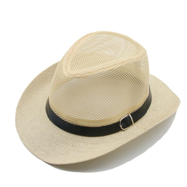 western cowboy high quality summer straw hats wholesale male paper straw hats beach fashion straw hats - Image 3