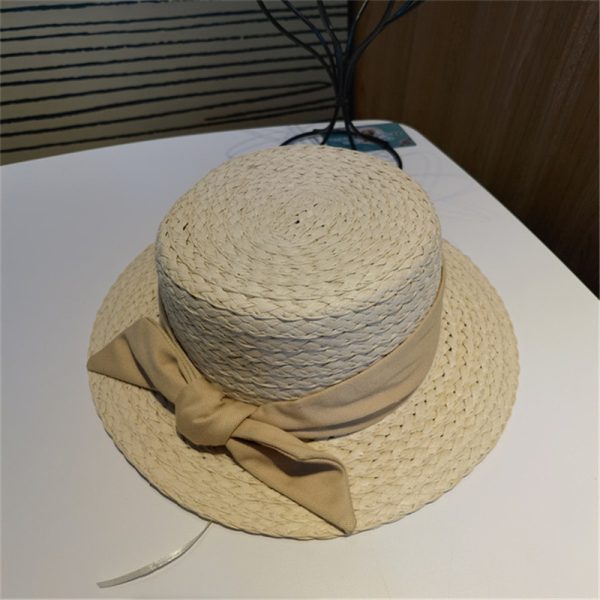 fashion straw hats for women high quality summer panama straw hats custom sun visor handmade straw hat - Image 5